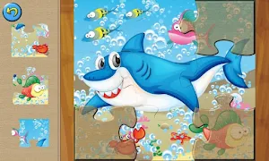 Kids Sea Animals Jigsaw Puzzle Screenshot 0