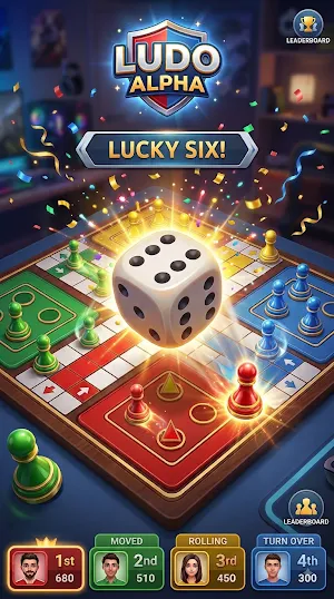 Classic Alpha Ludo Game Screenshot 2
