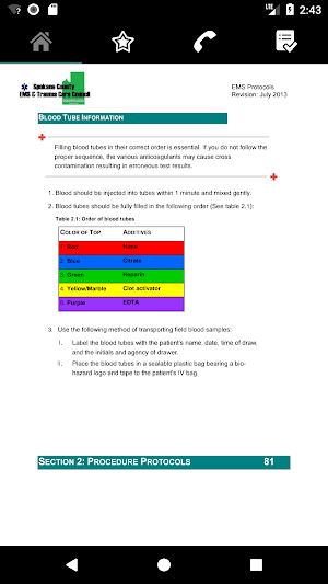 Spokane County EMS Protocols Screenshot 2