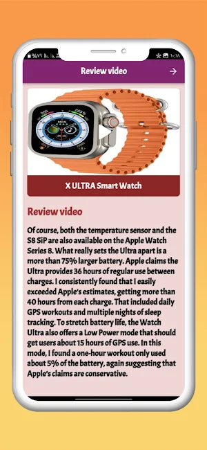 X ULTRA smart watch Guide Screenshot 3