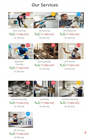Home Service On Call Screenshot 0