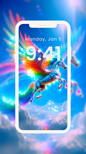 Unicorn Live Wallpaper Screenshot 1