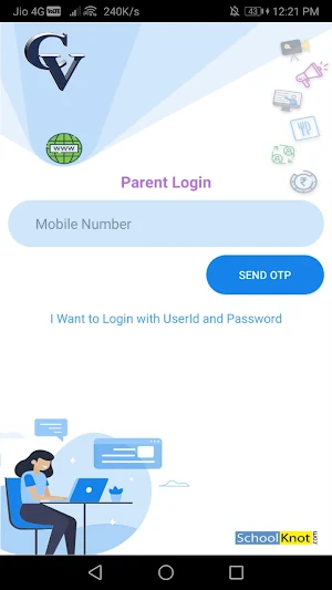 Chaitanya Vidyalaya Parent app Screenshot 0
