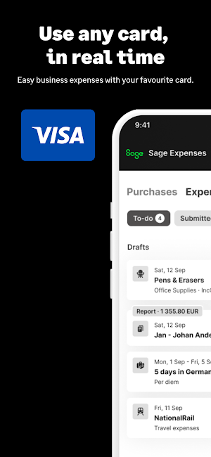 Sage Expenses Screenshot 1