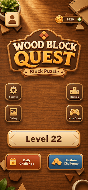 Wood Block Quest: Block Puzzle Screenshot 0