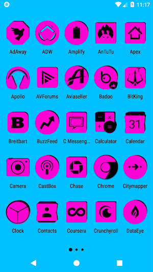 Pink and Black Icon Pack Screenshot 1