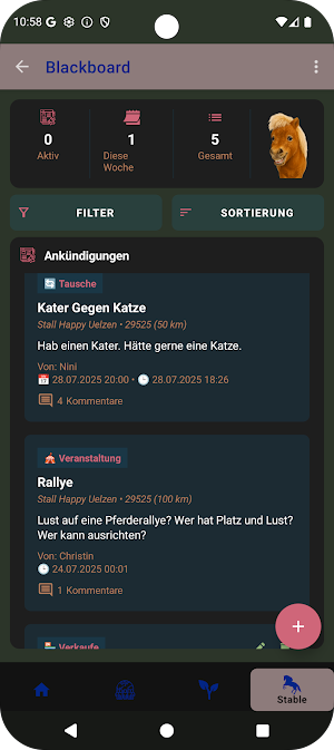 StallCommunity - Pferdeapp Screenshot 2