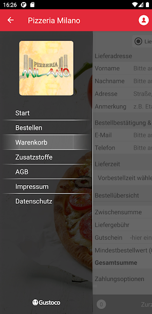 Pizzeria Milano Screenshot 0
