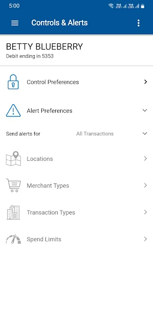 FB/MF Card Control Screenshot 3