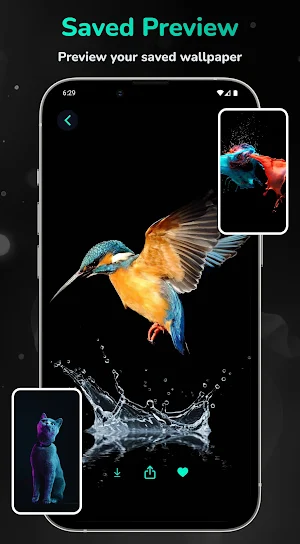 Black Wallpapers 4K Live Dark Screenshot 3