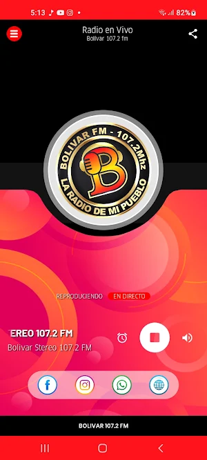 Bolívar Stereo 107.2 FM Screenshot 0