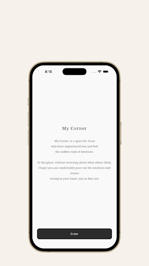 My Corner - Grief Journal Screenshot 0