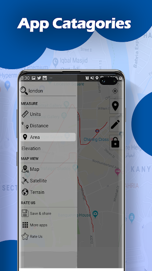 Distance Calculator Map Land Measurement Screenshot 3