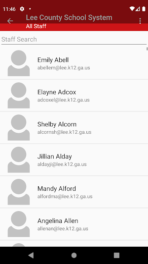 Lee County School System Screenshot 2
