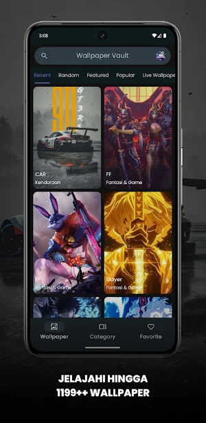 Wallpaper Vault - HD 4K Gerak Screenshot 0