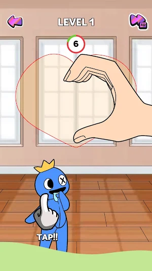 Finger Heart Filling Screenshot 0
