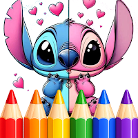 Stitch Coloring Book Game