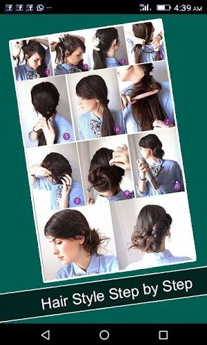 Girls Hairstyle Step by Step 2019 - Hairstyle 2019 Screenshot 1