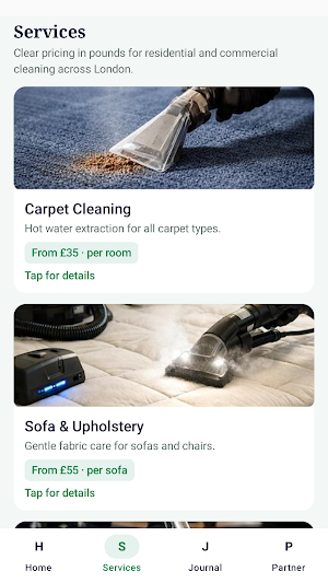 BDCC Carpet Cleaning London Screenshot 1