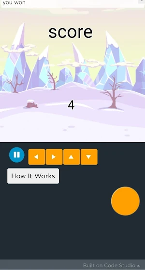 Penguin and Snowflakes Screenshot 2