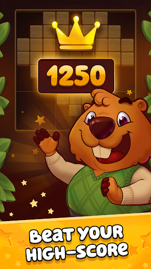 Beaver Block: Wood Puzzle Screenshot 3