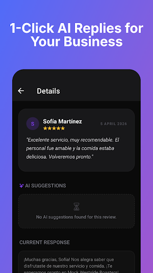 InstantReply - AI Reviews Screenshot 1