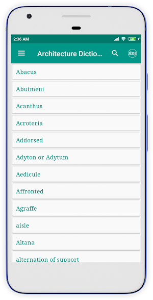 Architecture Dictionary Screenshot 0