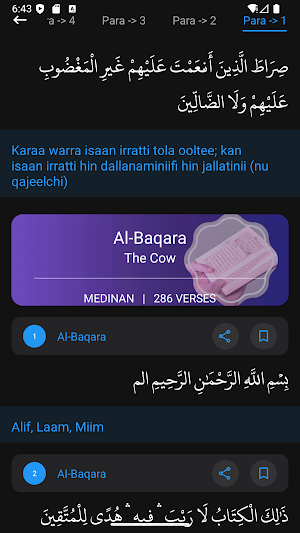 Quran Oromo - Oromoo Quran Screenshot 3