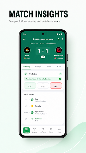 GoalPulse: Football Livescore Screenshot 1