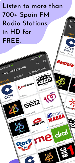 Spain FM Radios HD Screenshot 0