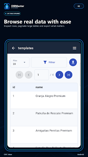 DBMaster: SQL Client Screenshot 1
