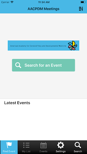 AACPDM Events Screenshot 1