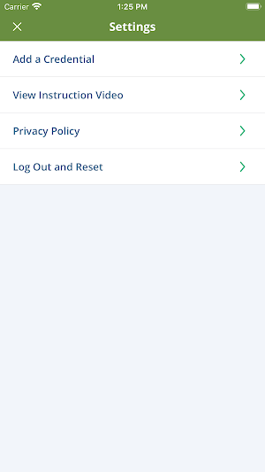 PMOfficers Cert Wallet Screenshot 1
