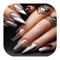 Geometric Chic Nail Art Design