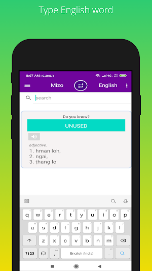 English to Mizo Dictionary Screenshot 2