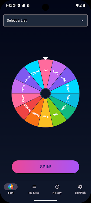 SpinPick Screenshot 0