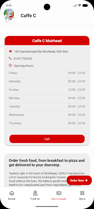 Caffe C Muirhead Screenshot 1