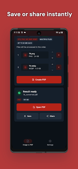 Image to PDF Converter Screenshot 3