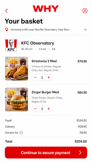 WHY Food Screenshot 2