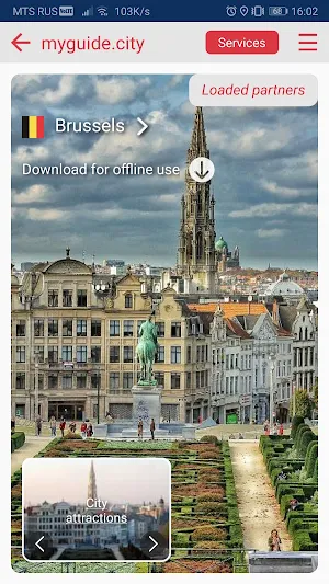Brussels city guide Screenshot 0