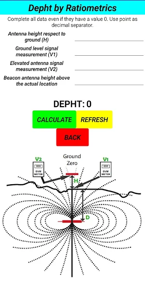 DEPTH CALCULATOR Screenshot 2