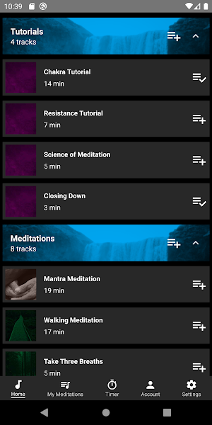 Take3Breaths - Guided Meditations, Mindfulness App Screenshot 0