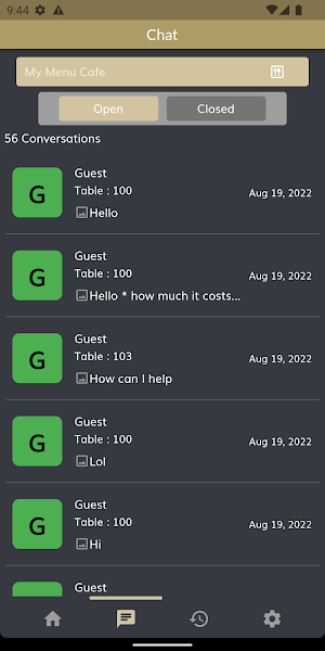 My Menu Manager Screenshot 2