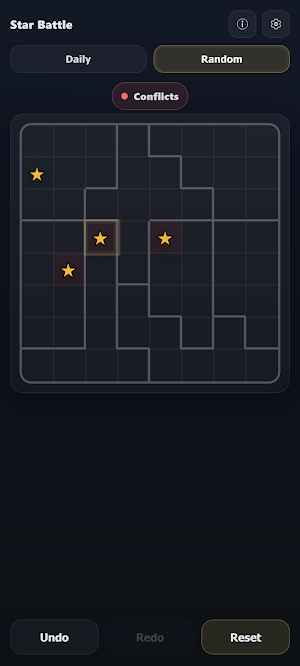 Star Battle - Logic Puzzle Screenshot 2