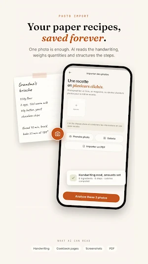 RecetteClic: AI Recipe Saver Screenshot 2