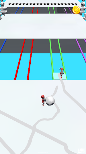 Snow Ball: Ice Race Screenshot 1