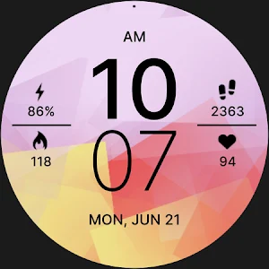 Beauty Pink Pro Watch Face Screenshot 3