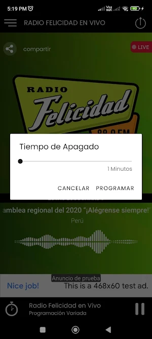 Radio Felicidad en Vivo Stream Screenshot 2