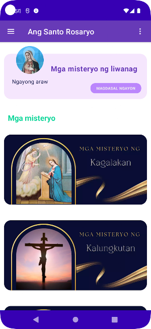 Ang Santo Rosaryo Tagalog Screenshot 0