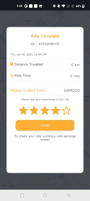 EcoTaxi Driver App Screenshot 0